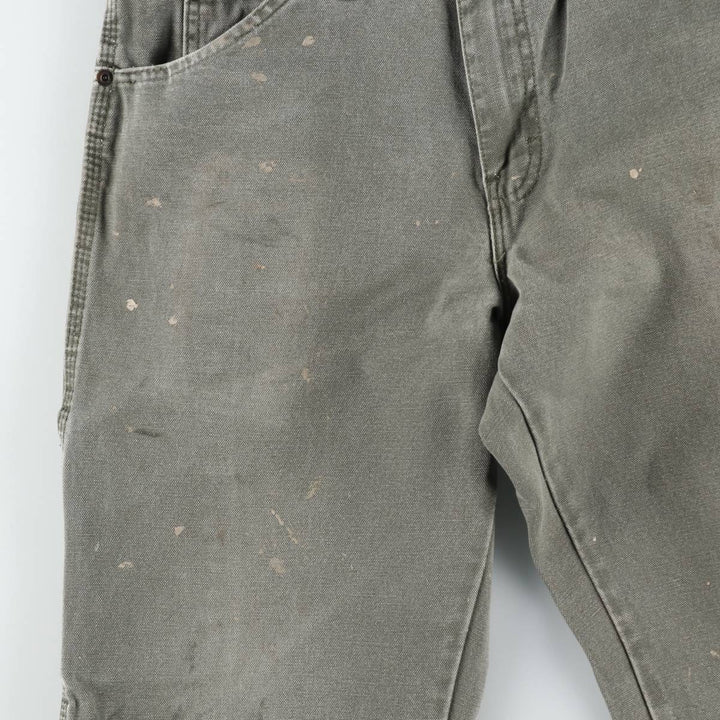 Dickies Relaxed Fit Duck Painter Pants, Men's, Size W33 cotton Khaki type Vintage Second Hand