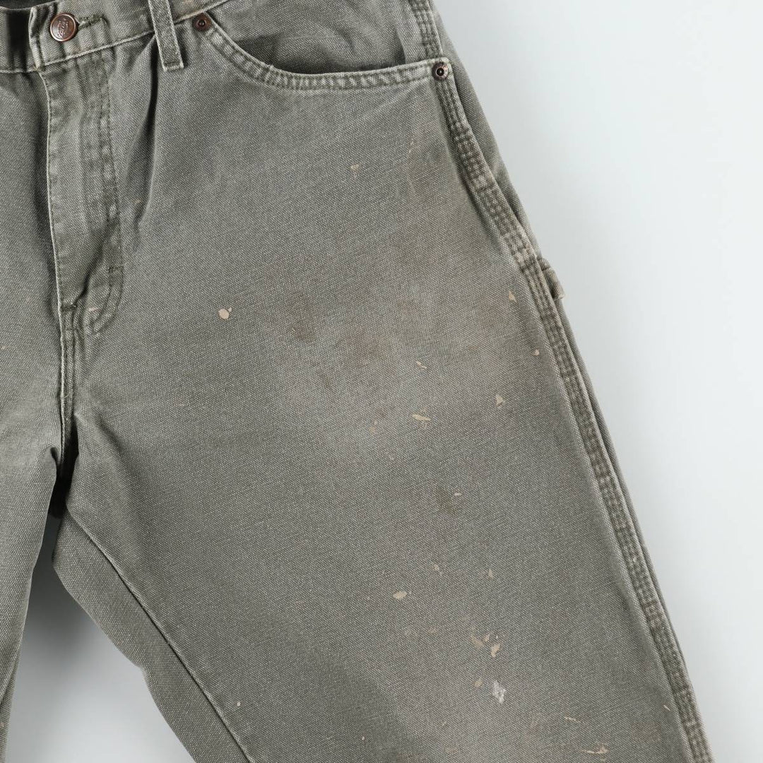 Dickies Relaxed Fit Duck Painter Pants, Men's, Size W33 cotton Khaki type Vintage Second Hand
