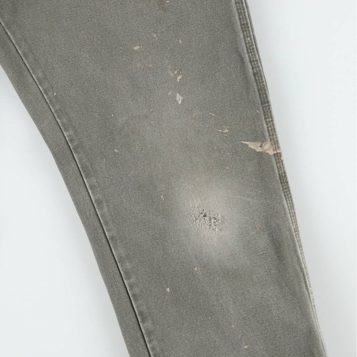 Dickies Relaxed Fit Duck Painter Pants, Men's, Size W33 cotton Khaki type Vintage Second Hand