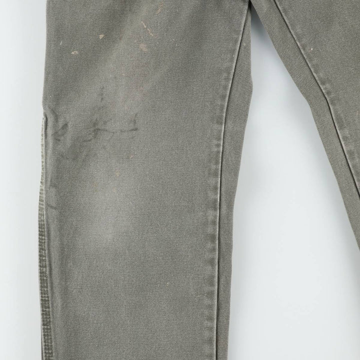 Dickies Relaxed Fit Duck Painter Pants, Men's, Size W33 cotton Khaki type Vintage Second Hand