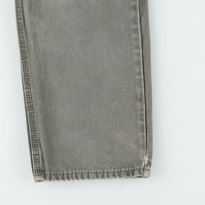 Dickies Relaxed Fit Duck Painter Pants, Men's, Size W33 cotton Khaki type Vintage Second Hand