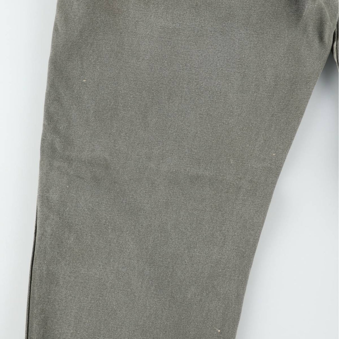 Dickies Relaxed Fit Duck Painter Pants, Men's, Size W33 cotton Khaki type Vintage Second Hand