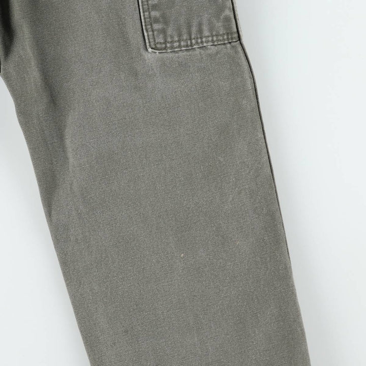 Dickies Relaxed Fit Duck Painter Pants, Men's, Size W33 cotton Khaki type Vintage Second Hand