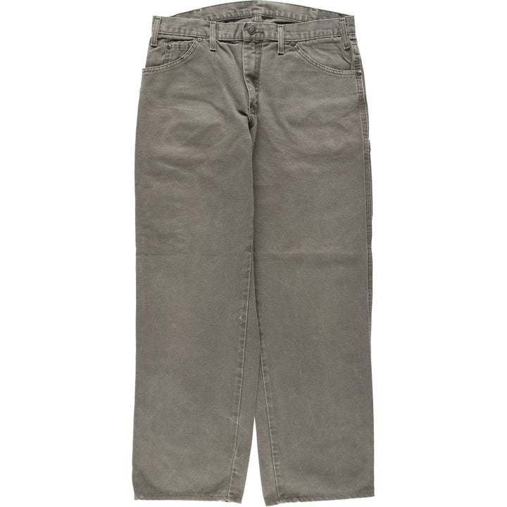 Dickies Duck Painter Pants Men's W34 equivalent cotton Khaki type Vintage Second Hand