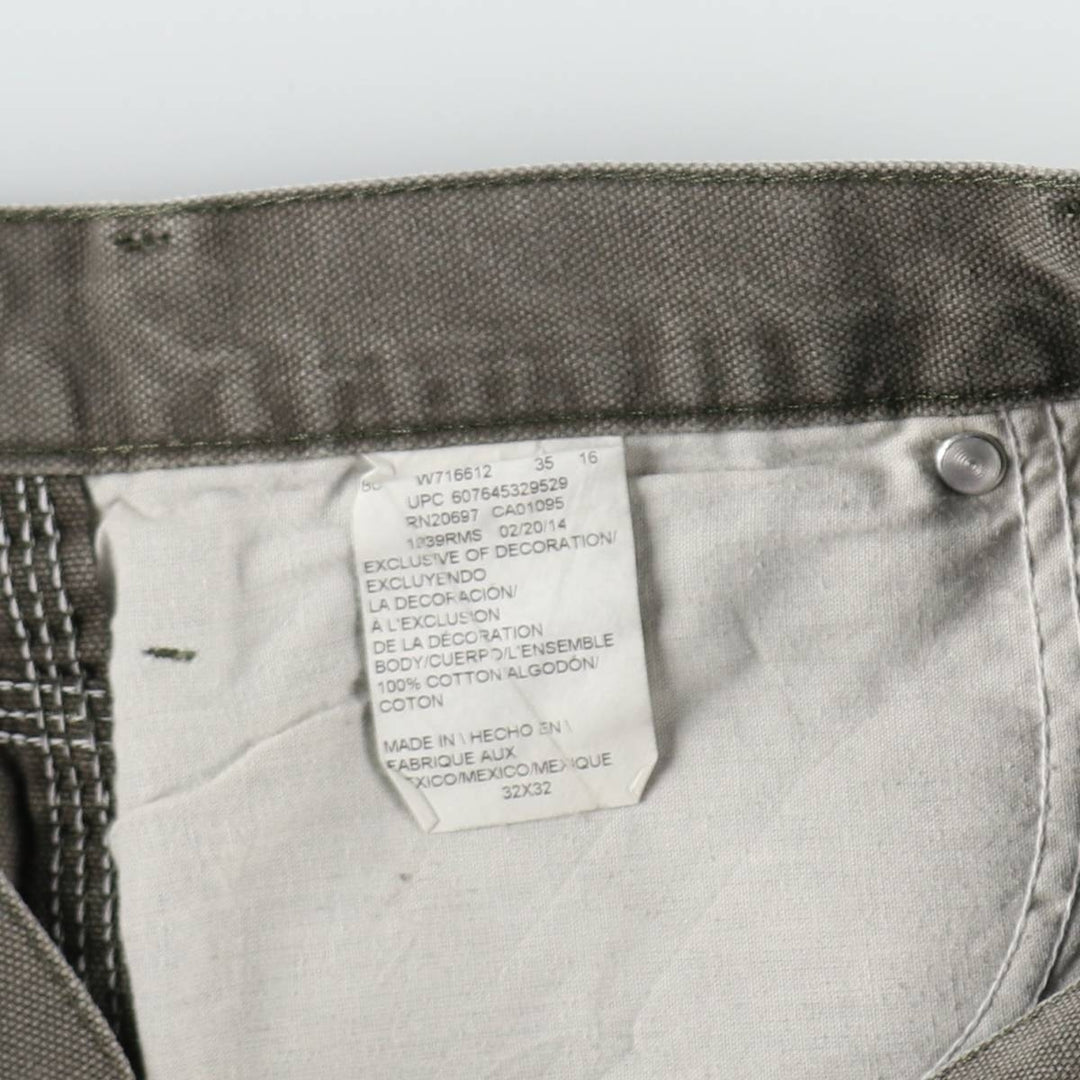 Dickies Duck Painter Pants Men's W34 equivalent cotton Khaki type Vintage Second Hand
