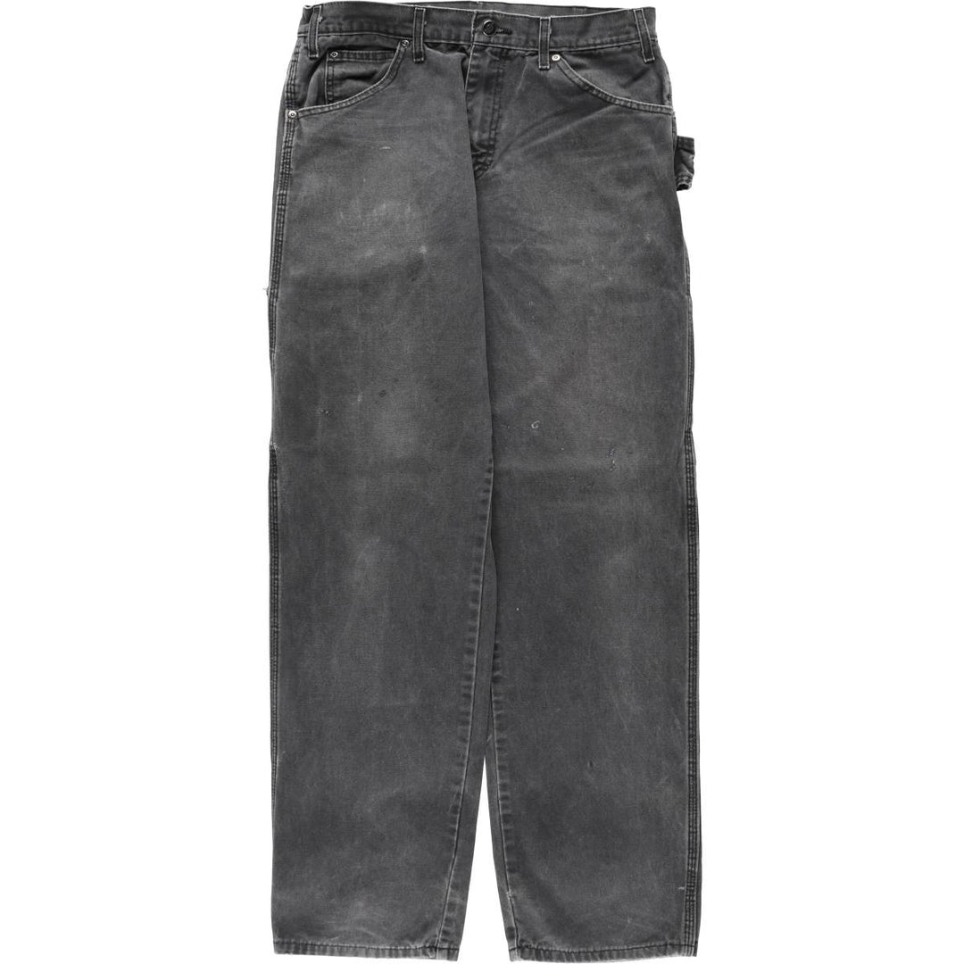 Dickies Duck Painter Pants Men's W33 equivalent cotton black type Vintage Second Hand