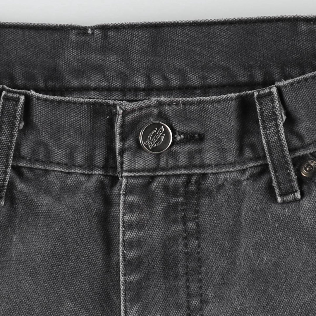 Dickies Duck Painter Pants Men's W33 equivalent cotton black type Vintage Second Hand