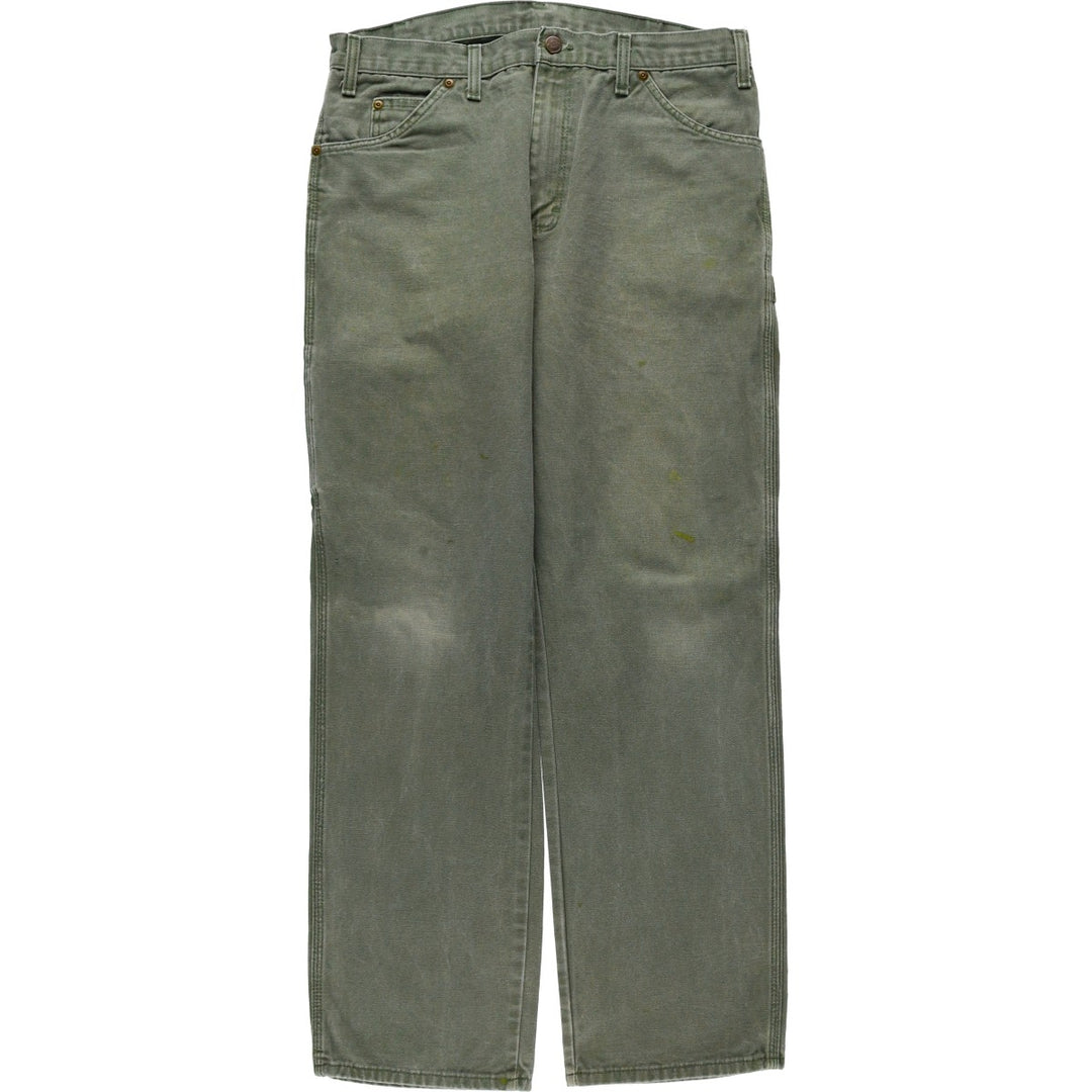 Dickies Duck Painter Pants Men's W34 equivalent cotton Khaki type Vintage Second Hand