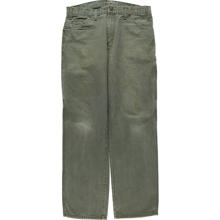 Dickies Duck Painter Pants Men's W34 equivalent cotton Khaki type Vintage Second Hand