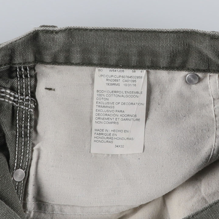 Dickies Duck Painter Pants Men's W34 equivalent cotton Khaki type Vintage Second Hand