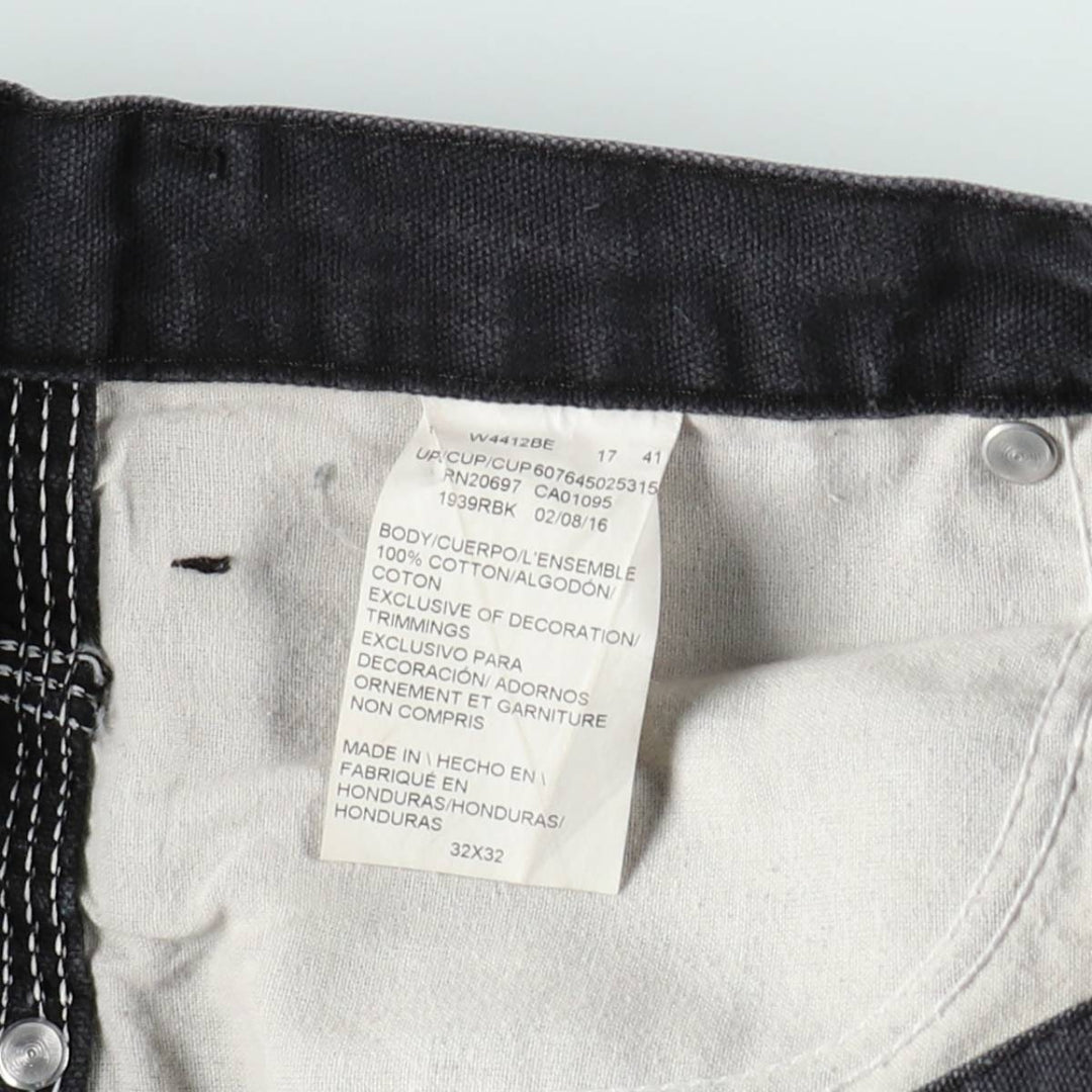 Dickies Duck Painter Pants Men's W31 equivalent cotton black type Vintage Second Hand
