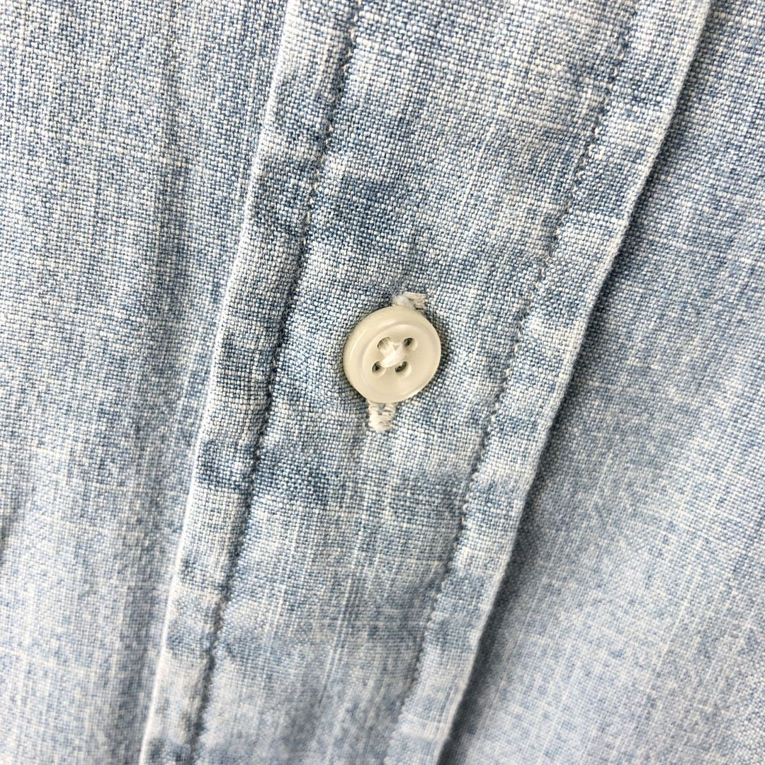 Ralph Lauren Classic Fit Long Sleeve Button Down Shirt Men's XL cotton Blue type light blue Vintage Second Hand