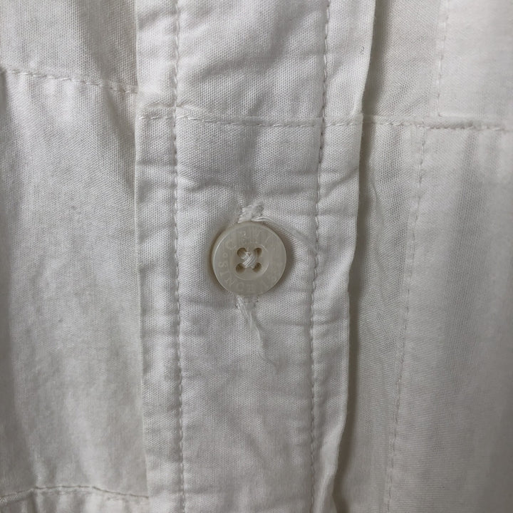 ORVIS Patchwork Long-Sleeve Cotton Shirt, Men's Size L (approx.) cotton white type Vintage Second Hand