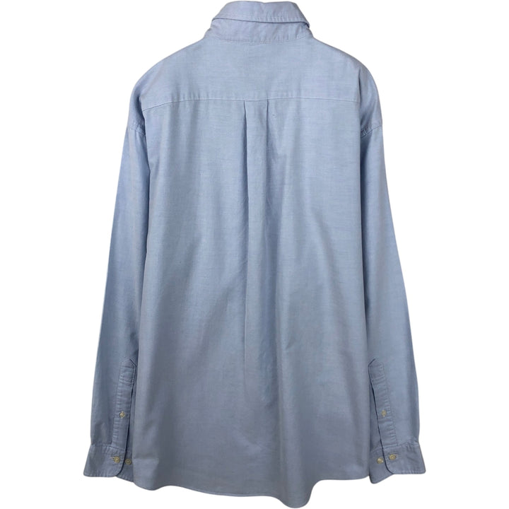 Brooks Brothers Est.1818 Long Sleeve Button-Down Shirt, Men's Size L Supima Cotton Blue type light blue Vintage Second Hand