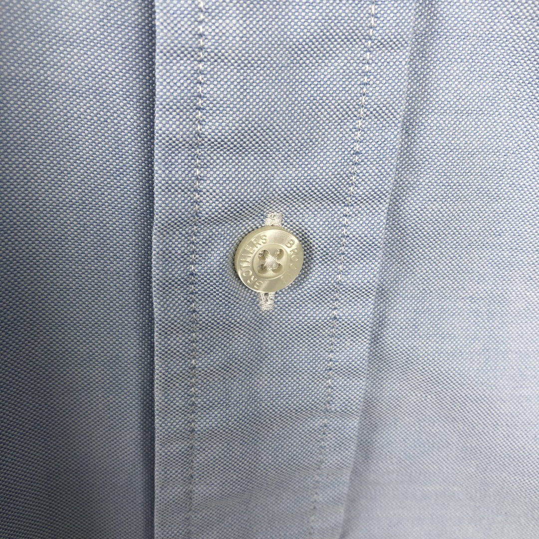 Brooks Brothers Est.1818 Long Sleeve Button-Down Shirt, Men's Size L Supima Cotton Blue type light blue Vintage Second Hand