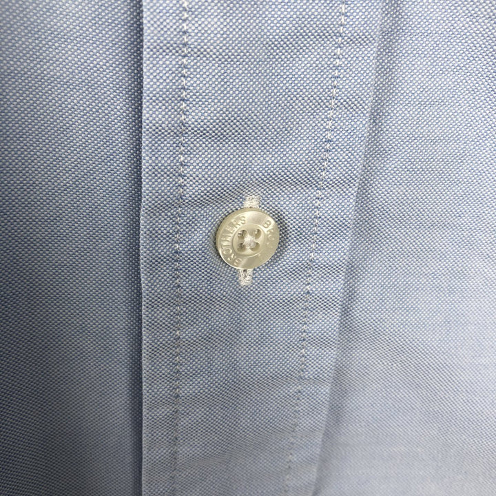 Brooks Brothers Est.1818 Long Sleeve Button-Down Shirt, Men's Size L Supima Cotton Blue type light blue Vintage Second Hand