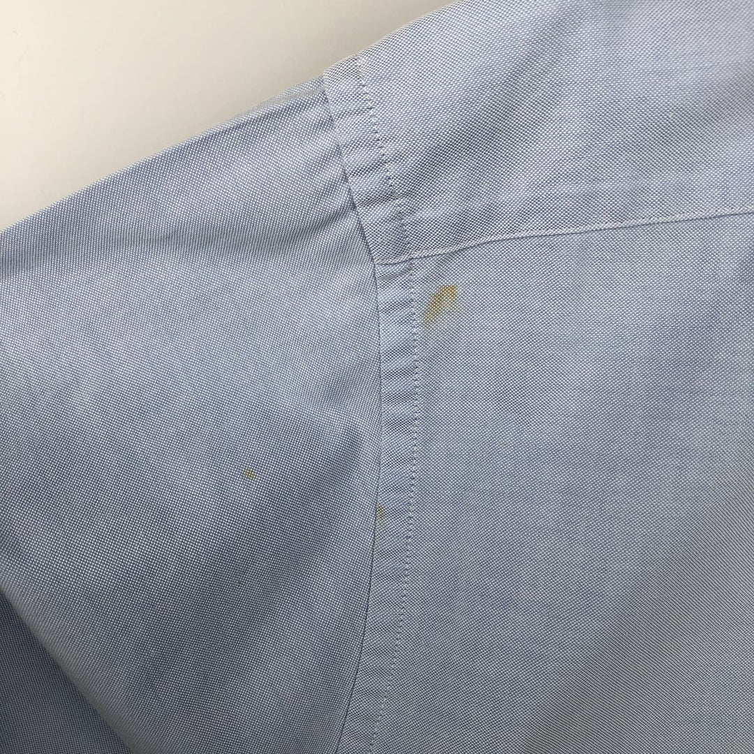 Brooks Brothers Est.1818 Long Sleeve Button-Down Shirt, Men's Size L Supima Cotton Blue type light blue Vintage Second Hand