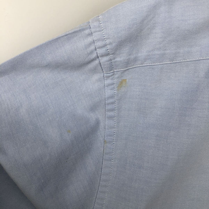 Brooks Brothers Est.1818 Long Sleeve Button-Down Shirt, Men's Size L Supima Cotton Blue type light blue Vintage Second Hand