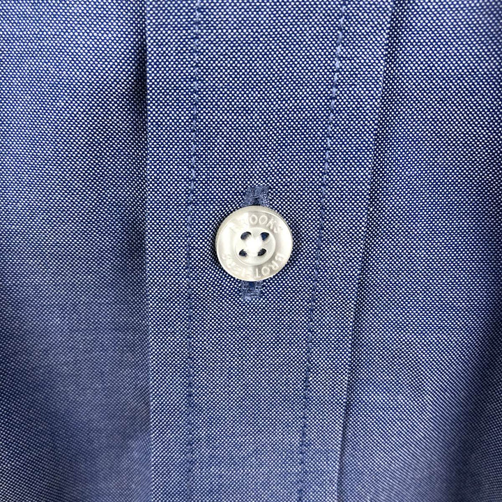 Brooks Brothers Est.1818 Long Sleeve Button Down Shirt, Men's M Size Supima Cotton blue type Vintage Second Hand