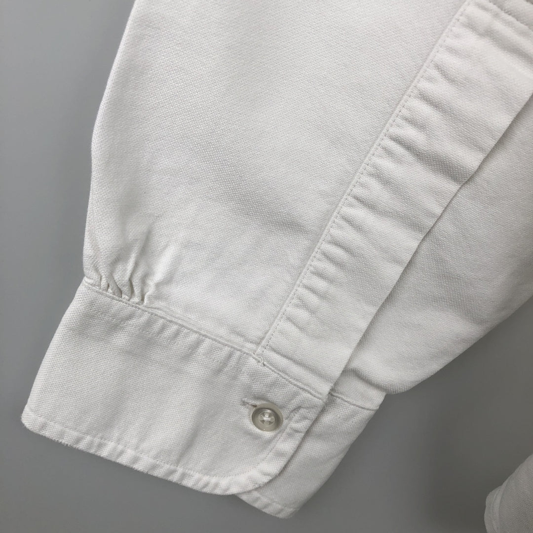 Brooks Brothers Est.1818 Long Sleeve Button-Down Shirt, Men's Size L cotton white type Vintage Second Hand