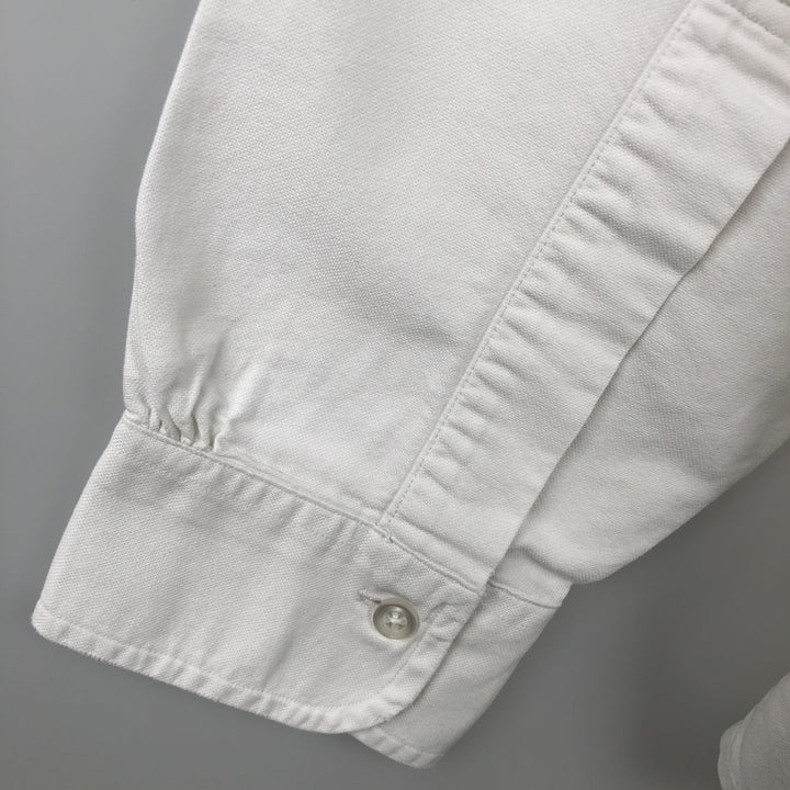 Brooks Brothers Est.1818 Long Sleeve Button-Down Shirt, Men's Size L cotton white type Vintage Second Hand