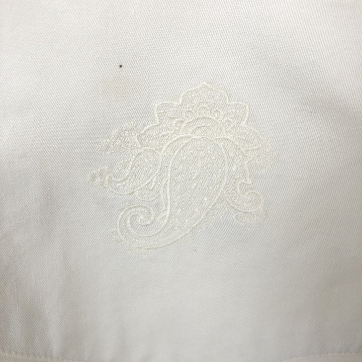 GAP Long-Sleeve Button-Down Shirt, Men's Size S (equivalent to size S) cotton ivory Vintage Second Hand