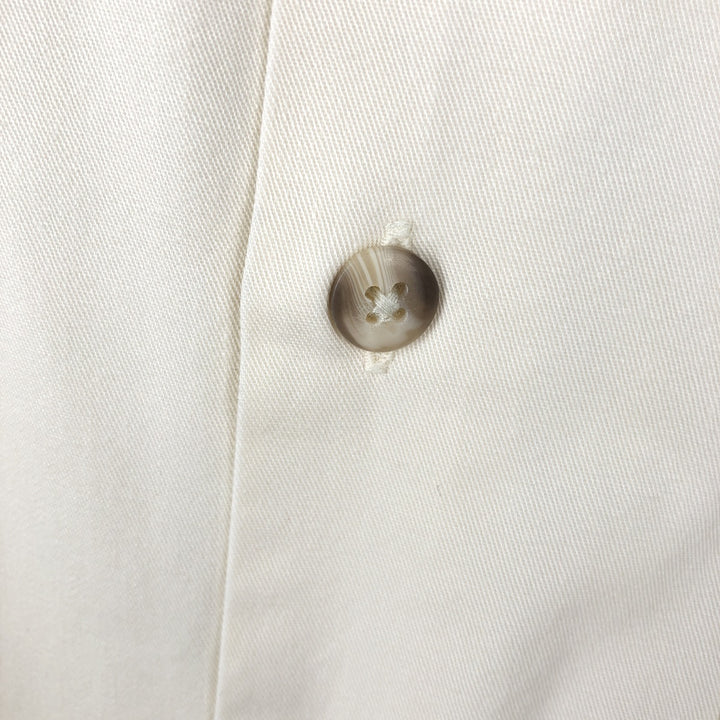 GAP Long-Sleeve Button-Down Shirt, Men's Size S (equivalent to size S) cotton ivory Vintage Second Hand