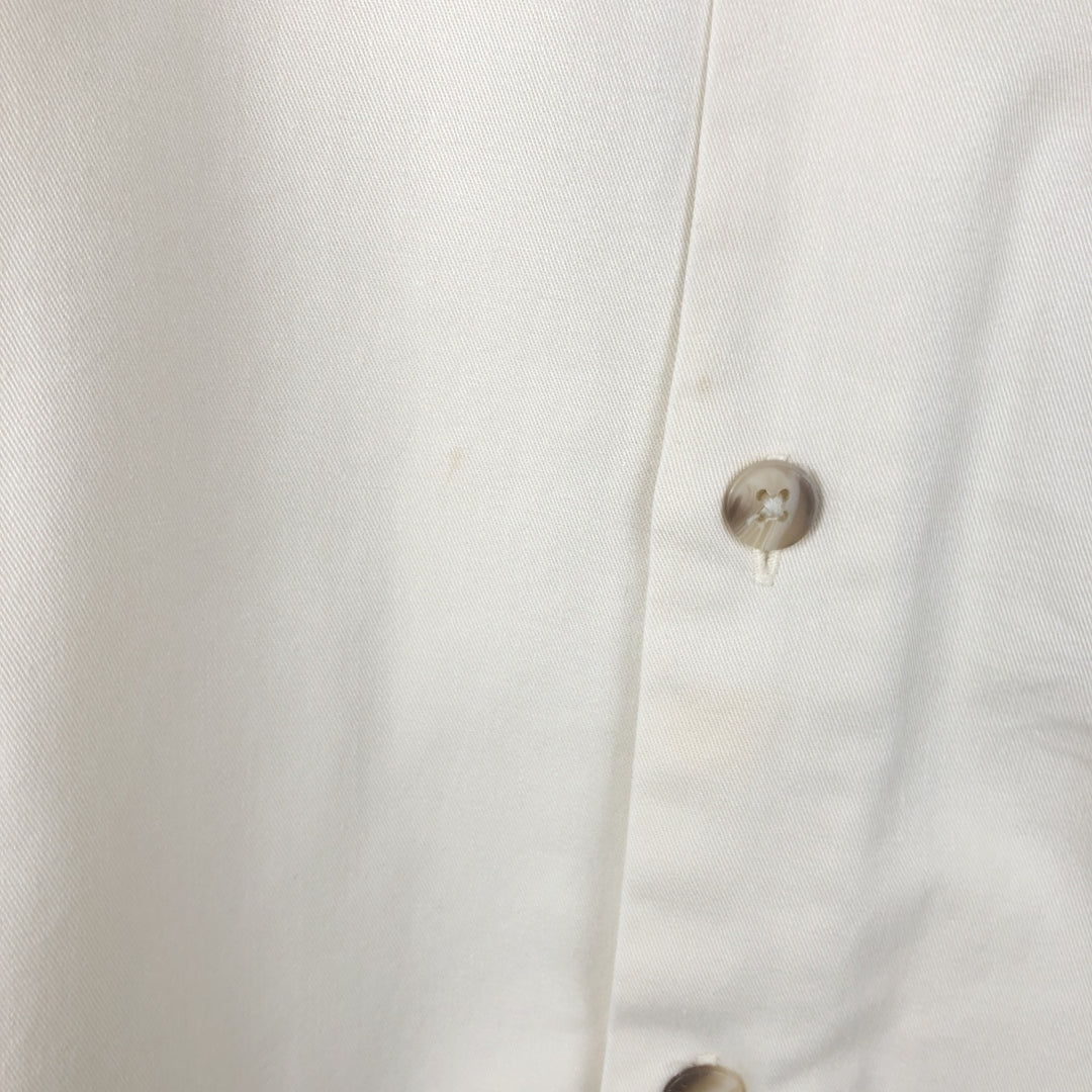 GAP Long-Sleeve Button-Down Shirt, Men's Size S (equivalent to size S) cotton ivory Vintage Second Hand