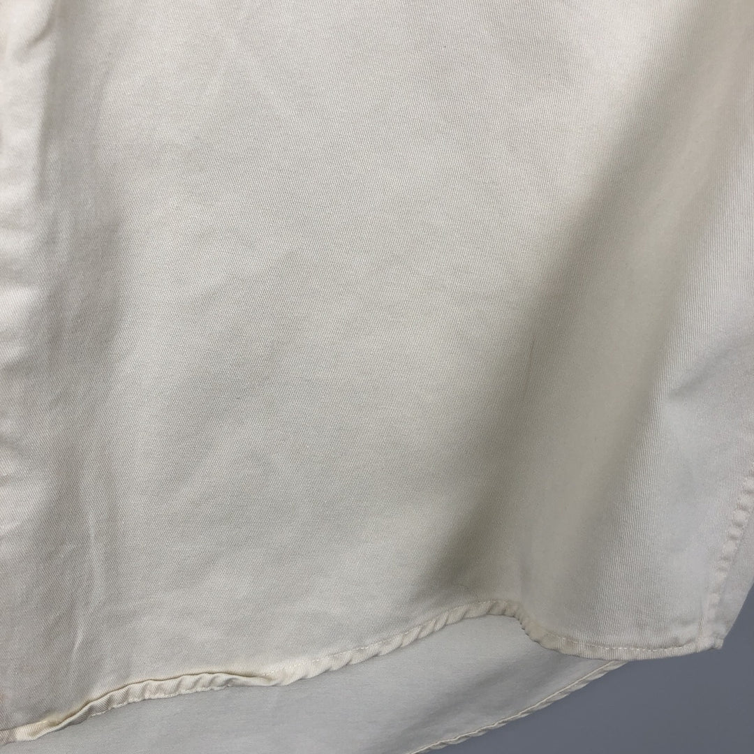 GAP Long-Sleeve Button-Down Shirt, Men's Size S (equivalent to size S) cotton ivory Vintage Second Hand