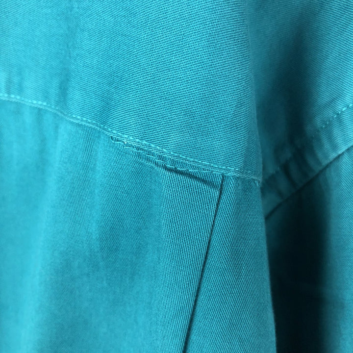 90'S GAP Vintage Long Sleeve Cotton Shirt, Men's Size Medium cotton green type Vintage Second Hand
