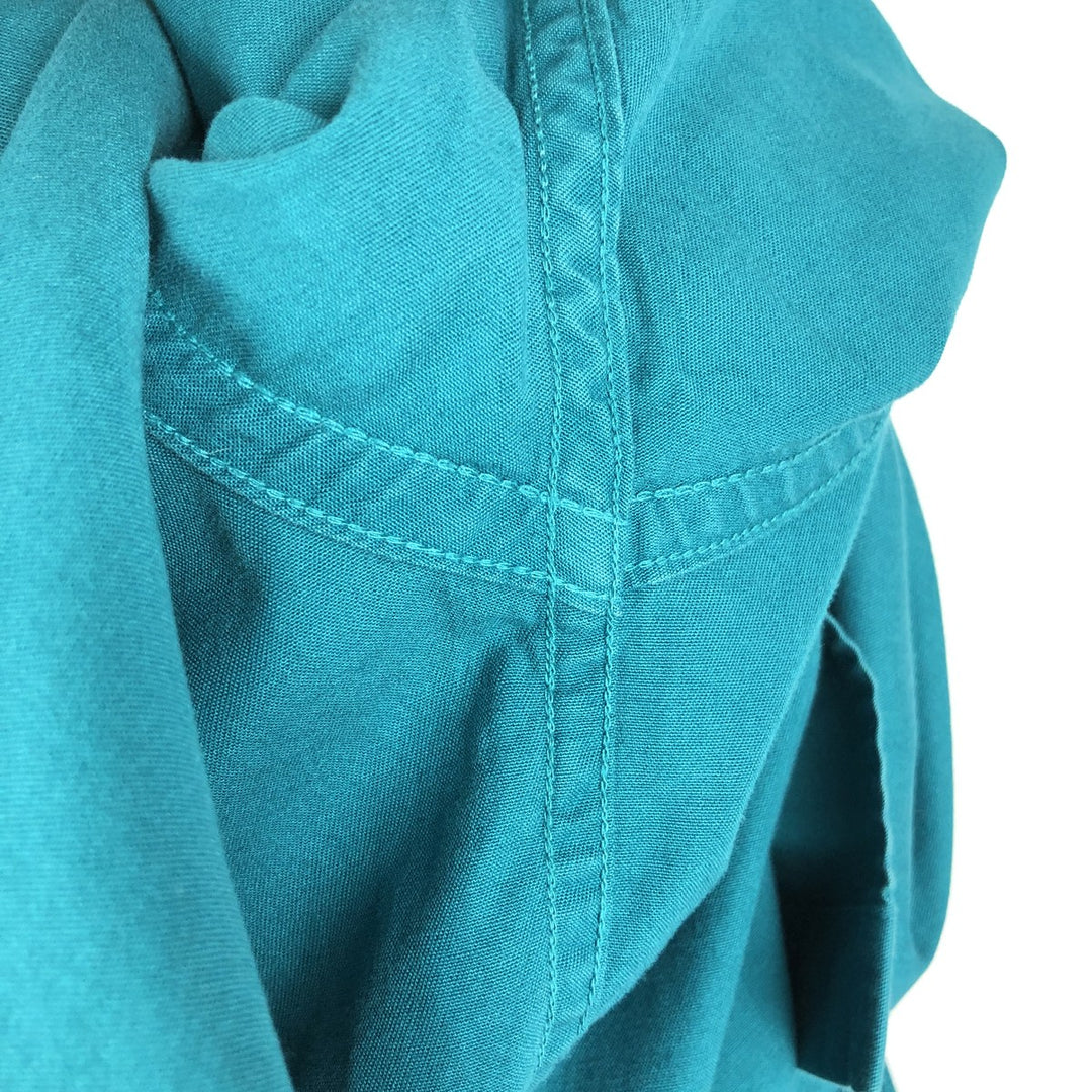 90'S GAP Vintage Long Sleeve Cotton Shirt, Men's Size Medium cotton green type Vintage Second Hand