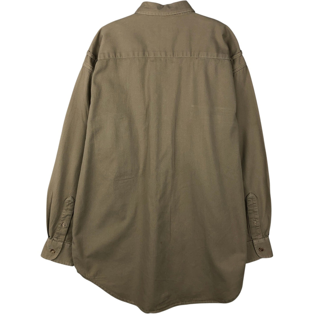 Banana Republic long-sleeved cotton shirt, men's size M. cotton Beige type Vintage Second Hand