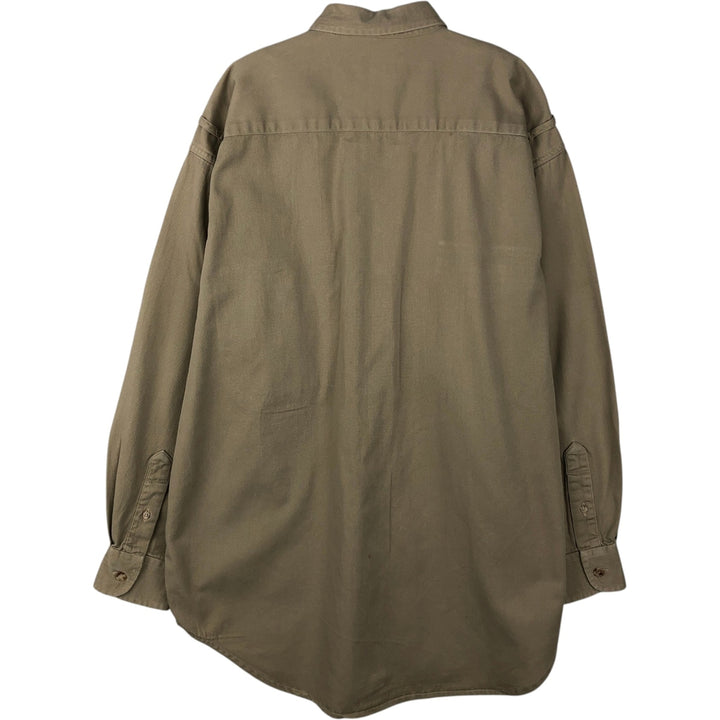 Banana Republic long-sleeved cotton shirt, men's size M. cotton Beige type Vintage Second Hand