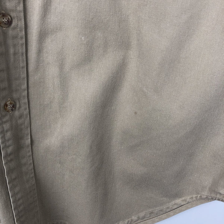 Banana Republic long-sleeved cotton shirt, men's size M. cotton Beige type Vintage Second Hand