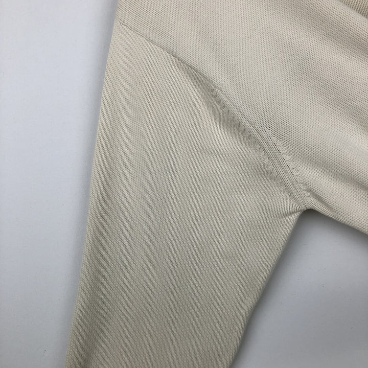 Vintage 90'S Tommy Hilfiger Jeans cotton knit sweater, men's size XL cotton white type Vintage Second Hand