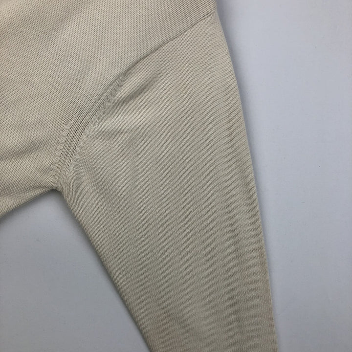 Vintage 90'S Tommy Hilfiger Jeans cotton knit sweater, men's size XL cotton white type Vintage Second Hand