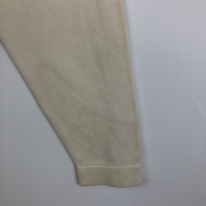 Vintage 90'S Tommy Hilfiger Jeans cotton knit sweater, men's size XL cotton white type Vintage Second Hand