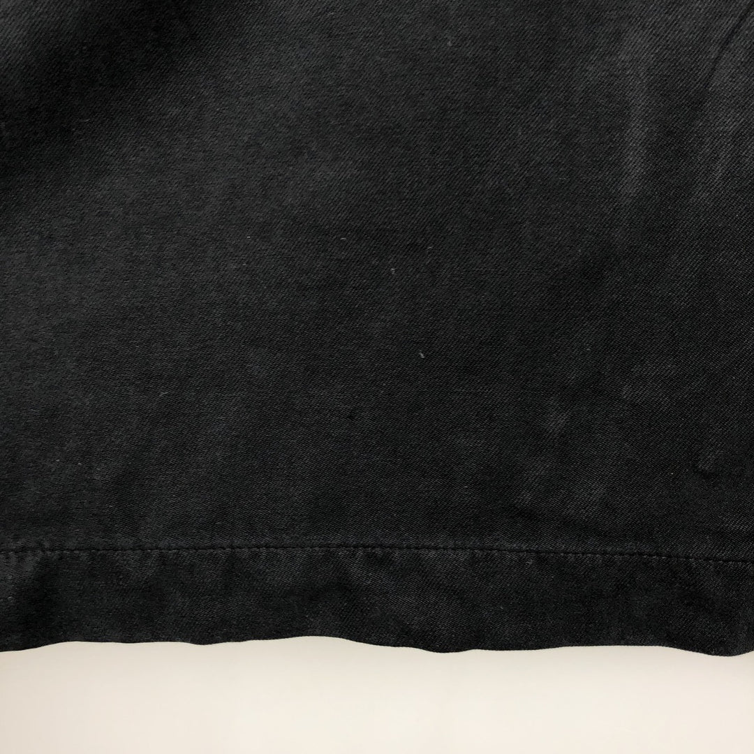 90s-00'S Nat Nast Two-Tone Short-Sleeve Open-Collar Silk Shirt, Men's XL (approx.), Vintage silk black type Vintage Second Hand