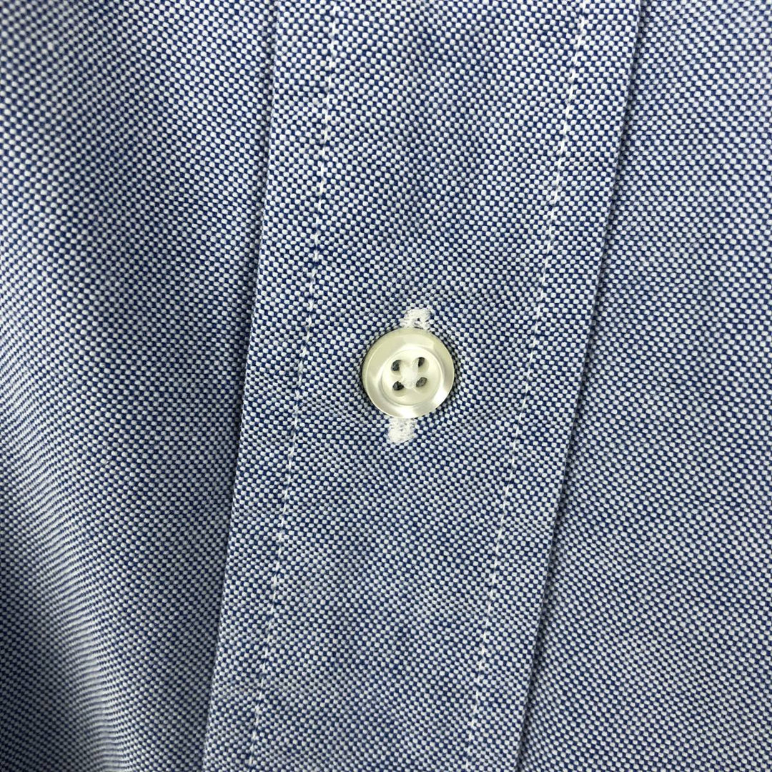 Brooks Brothers long-sleeved button-down shirt, made in the USA, size M cotton blue type Vintage Second Hand