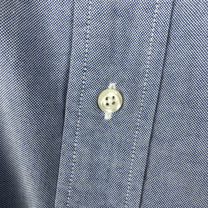 Brooks Brothers long-sleeved button-down shirt, made in the USA, size M cotton blue type Vintage Second Hand