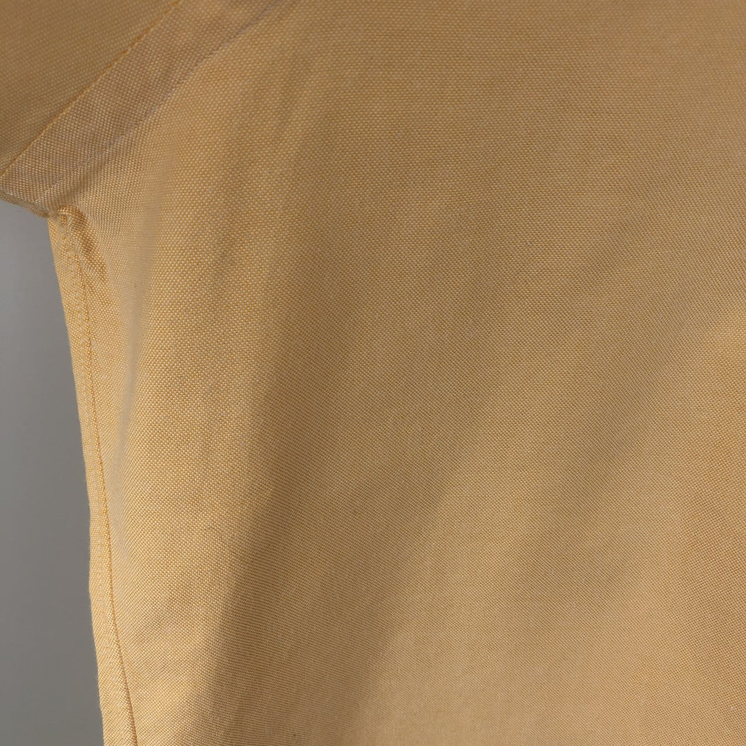 80s-90'S Brooks Brothers MAKERS Long Sleeve Button Down Shirt Made in USA Men's Size L Vintage Supima Cotton orange type Vintage Second Hand