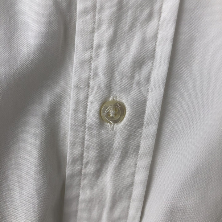 80s-90'S Brooks Brothers MAKERS Long Sleeve Button Down Shirt Made in USA Men's XXL Vintage cotton white type Vintage Second Hand