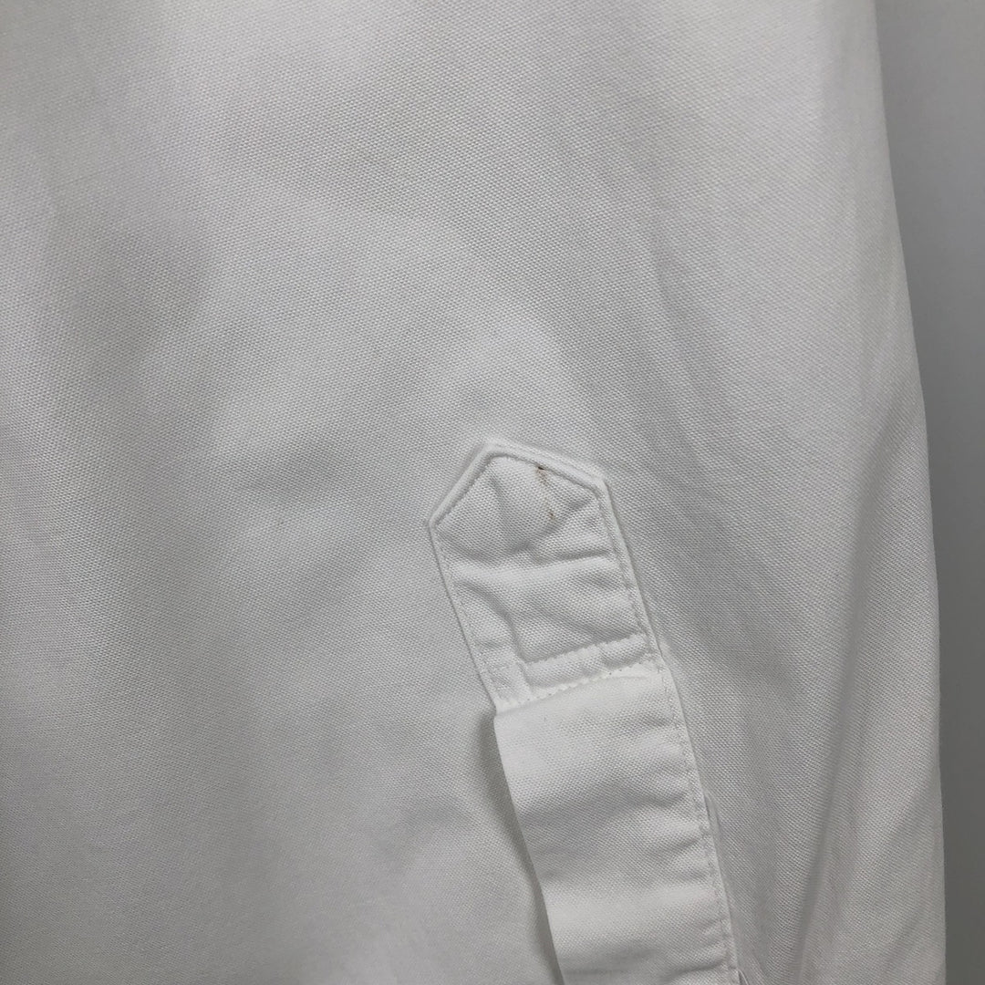 80s-90'S Brooks Brothers MAKERS Long Sleeve Button Down Shirt Made in USA Men's XXL Vintage cotton white type Vintage Second Hand