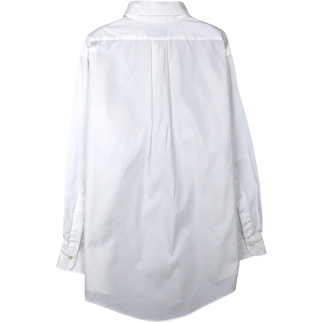 Brooks Brothers long sleeve button down shirt made in USA, size L for men cotton white type Vintage Second Hand