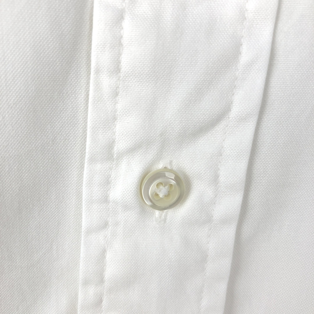 Brooks Brothers long sleeve button down shirt made in USA, size L for men cotton white type Vintage Second Hand