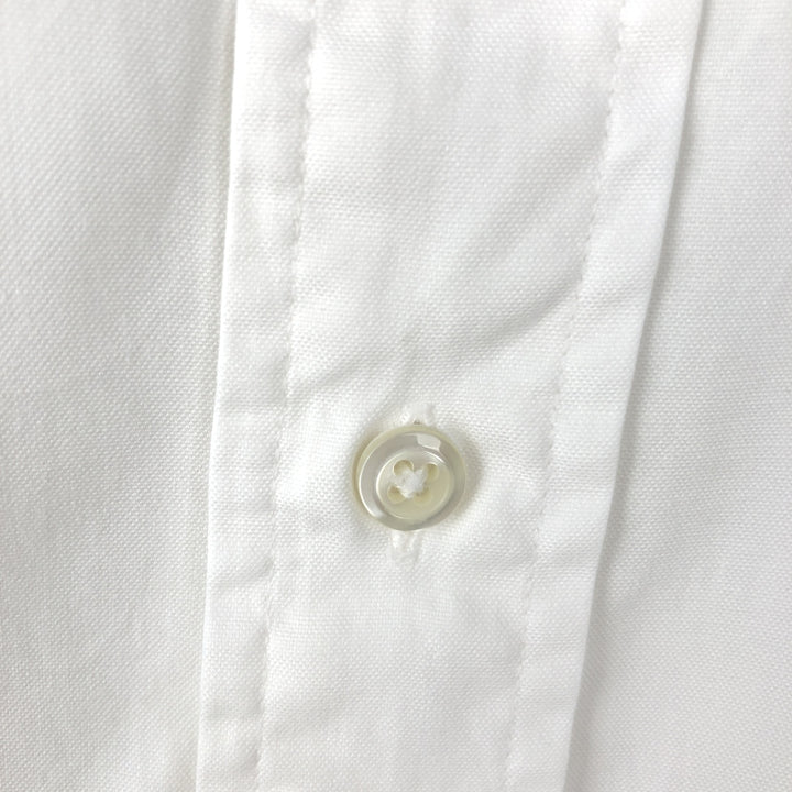Brooks Brothers long sleeve button down shirt made in USA, size L for men cotton white type Vintage Second Hand