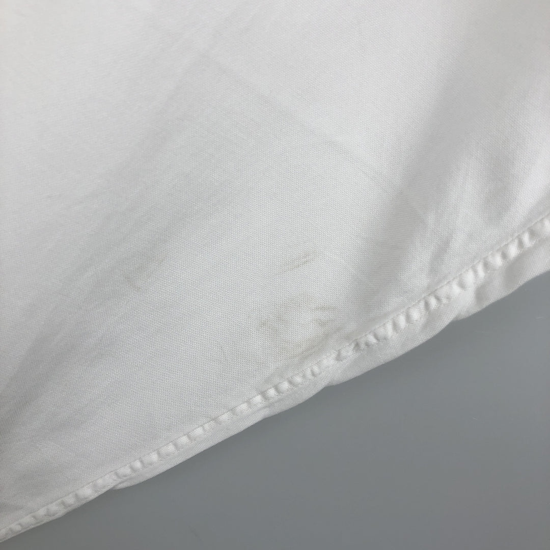 Brooks Brothers long sleeve button down shirt made in USA, size L for men cotton white type Vintage Second Hand