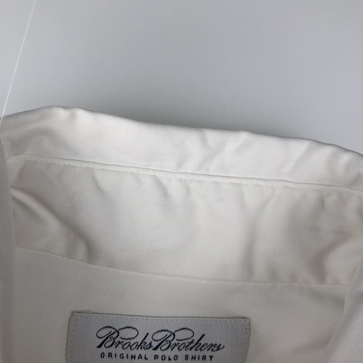 Brooks Brothers long sleeve button down shirt made in USA, size L for men cotton white type Vintage Second Hand