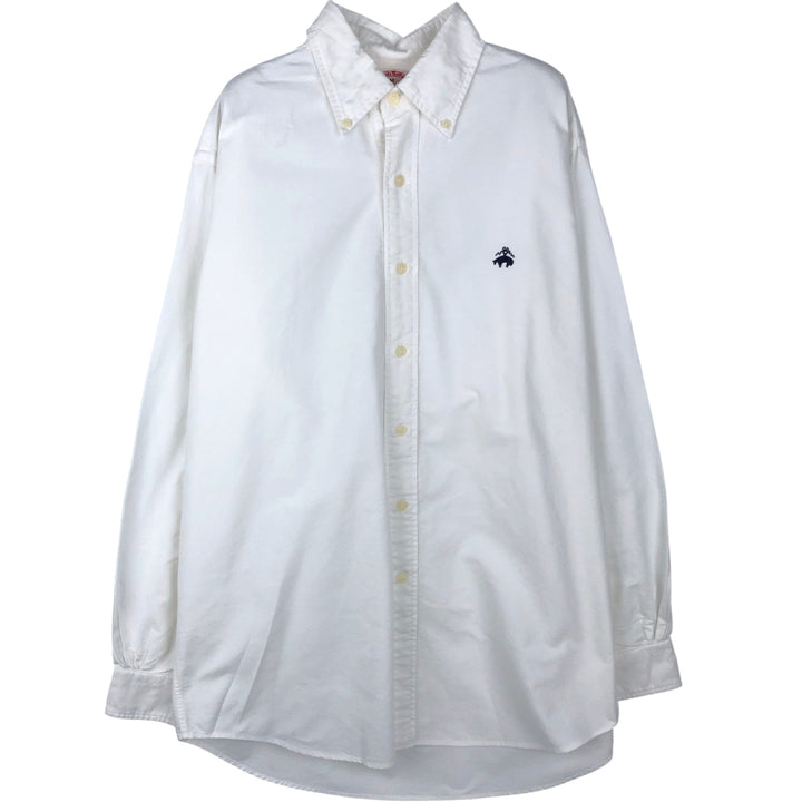 80s-90'S Brooks Brothers Est.1818 Long Sleeve Button Down Shirt Made in USA Men's M Vintage cotton white type Vintage Second Hand