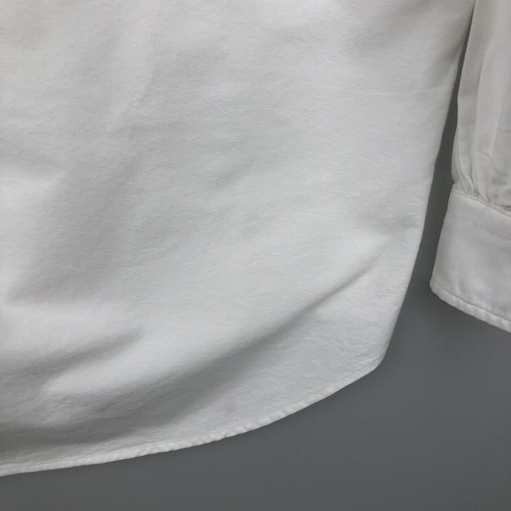 80s-90'S Brooks Brothers Est.1818 Long Sleeve Button Down Shirt Made in USA Men's M Vintage cotton white type Vintage Second Hand